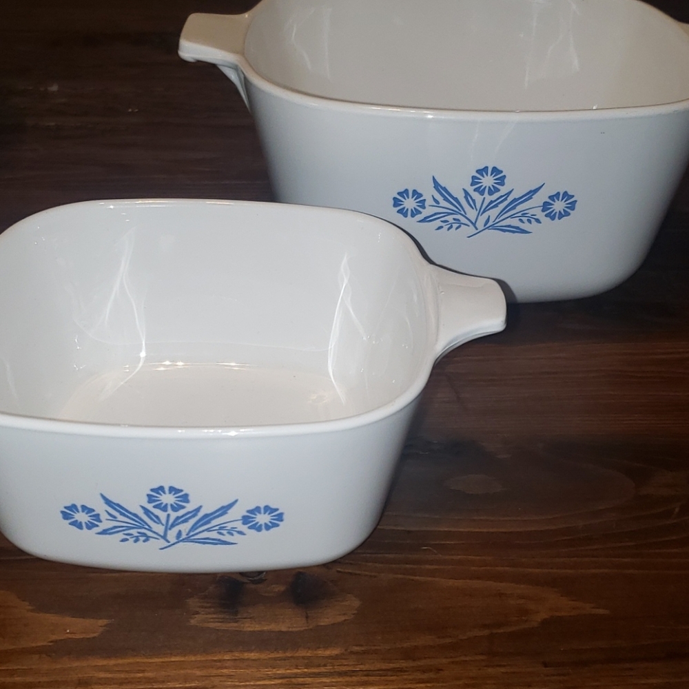 Corning Ware Blue Cornflower Casserole Dis… - Picture 2 of 9